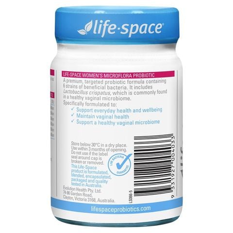 Life Space Womens Microflora Probiotic 60 viên