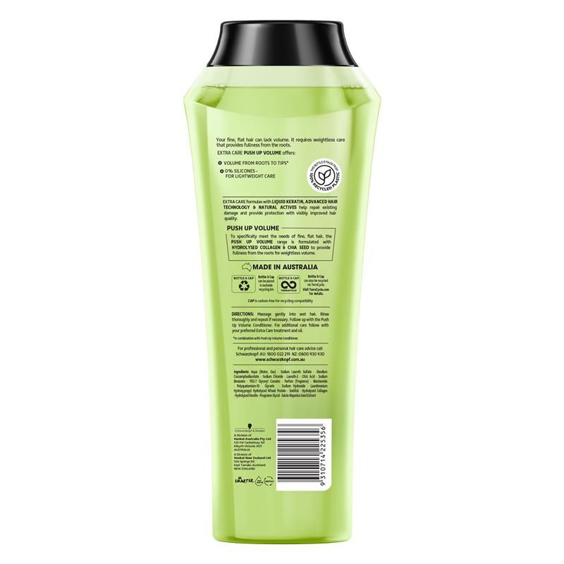 Dầu gội Schwarzkopf Extra Care Push Up Volume 400ml
