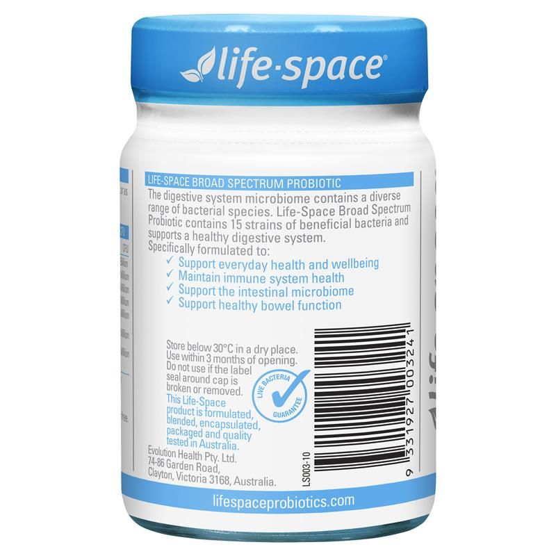 Viên uống bổ sung Probiotic phổ rộng Life-Space 60 viên