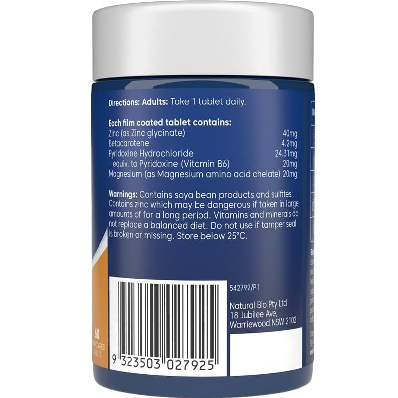 Bioglan Zinc Forte High Strength 40mg 60 Viên