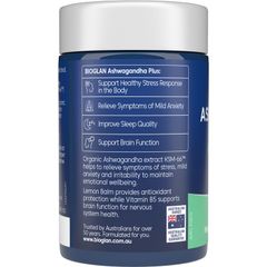 Bioglan Ashwagandha Plus 60 Viên