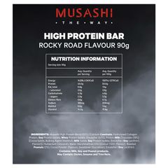 Thanh Protein Cao Cấp Musashi Rocky Road 90g