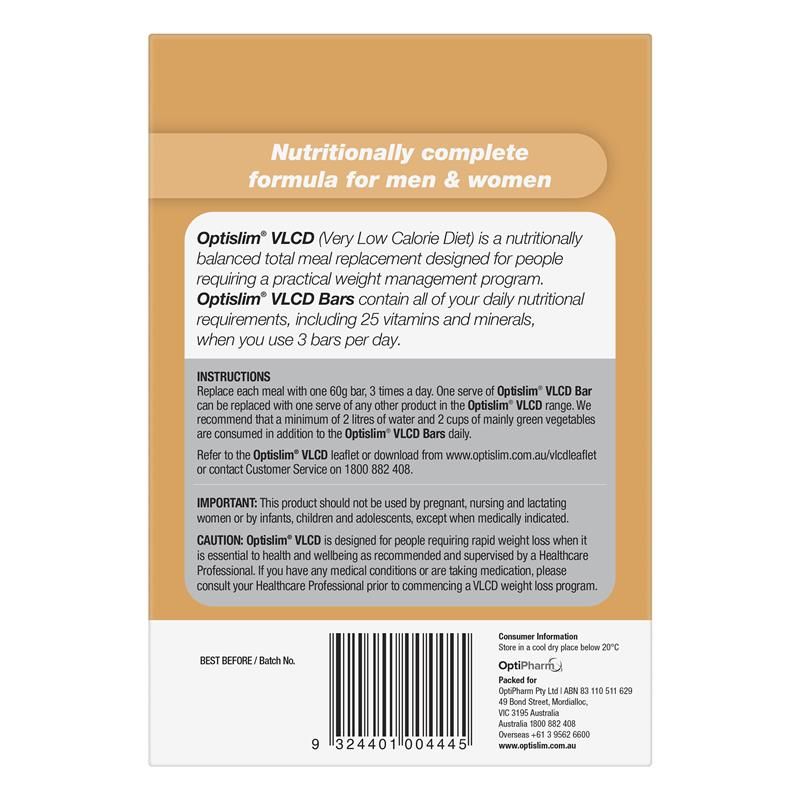 OptiSlim VLCD Bar Caramel Crunch 5