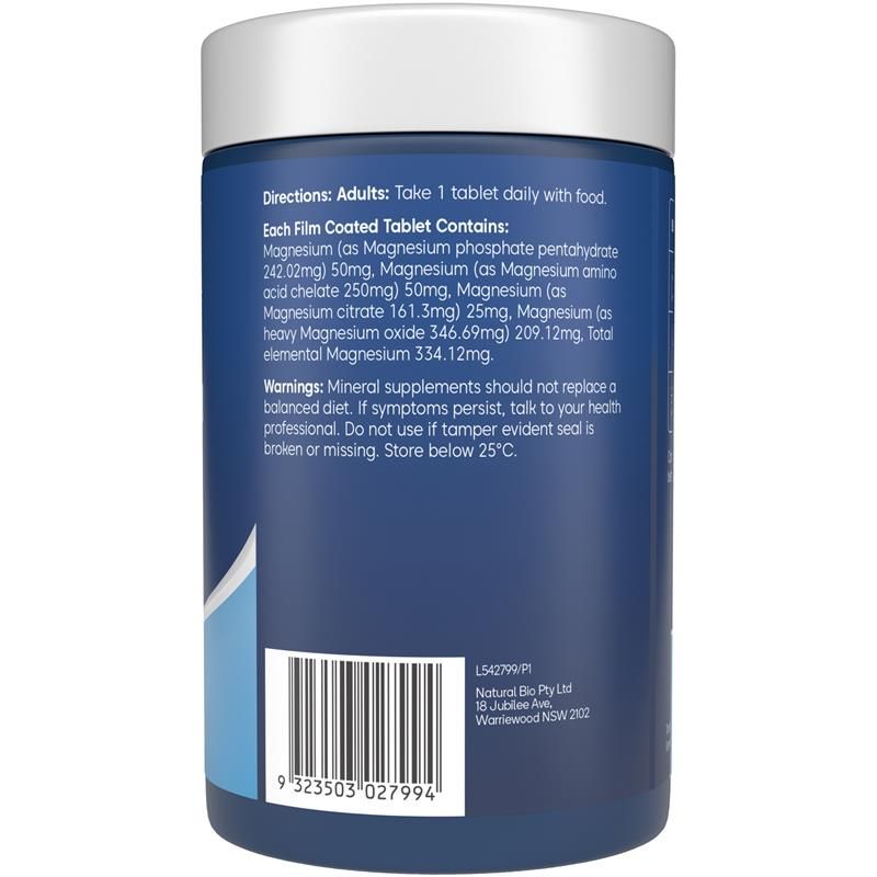 Bioglan Active Magnesium 250 Viên Kích thước độc quyền