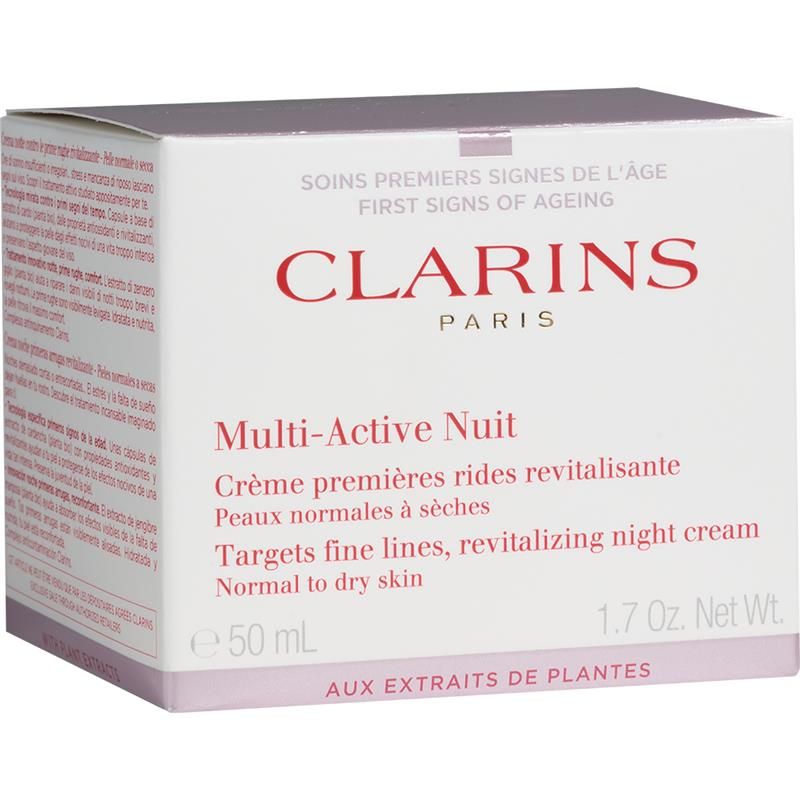 Kem dưỡng da ban đêm Clarins Multi Active dành cho da thường đến da khô 50ml