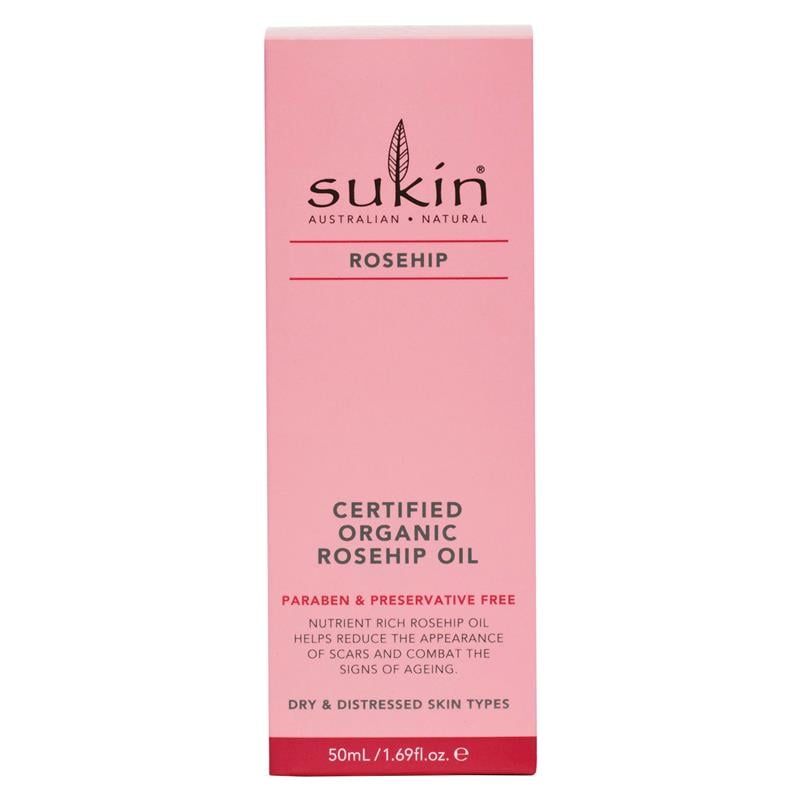 Dầu nụ tầm xuân hữu cơ Sukin Certified Organic Rosehip Oil 50ml