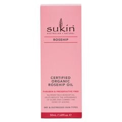Dầu nụ tầm xuân hữu cơ Sukin Certified Organic Rosehip Oil 50ml