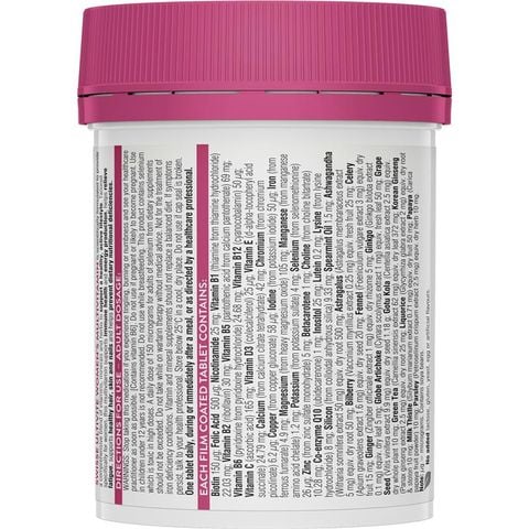 Viên Vitamin Tổng Hợp Cho Nữ Swisse 120 Viên