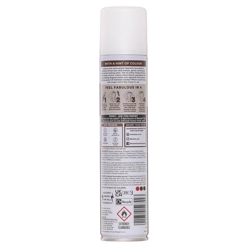 Dầu Gội Khô Batiste Divine Dark 200ml