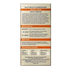 Huyết thanh dưỡng da RoC Multi Correxion Revive & Glow hàng ngày 30ml