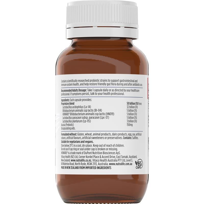 Nutra-Life Probiotica High Potency 60 Viên nang Kích thước độc quyền