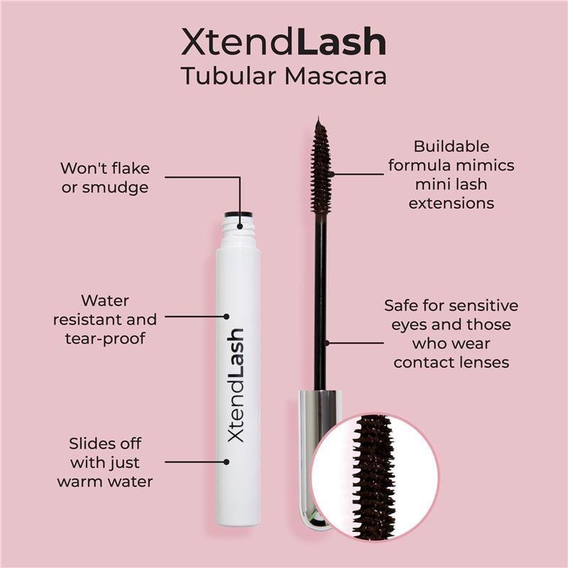 Mascara ống MCoBeauty XtendLash màu đen-nâu