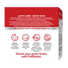 Bánh quy caramel Fatblaster Keto của Naturopathica 6 x 30g