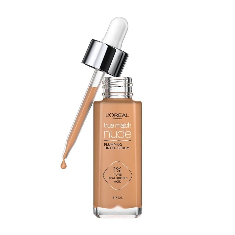 Kem nền L'Oreal Paris True Match Nude Plumping Tinted Serum Tan 6-7