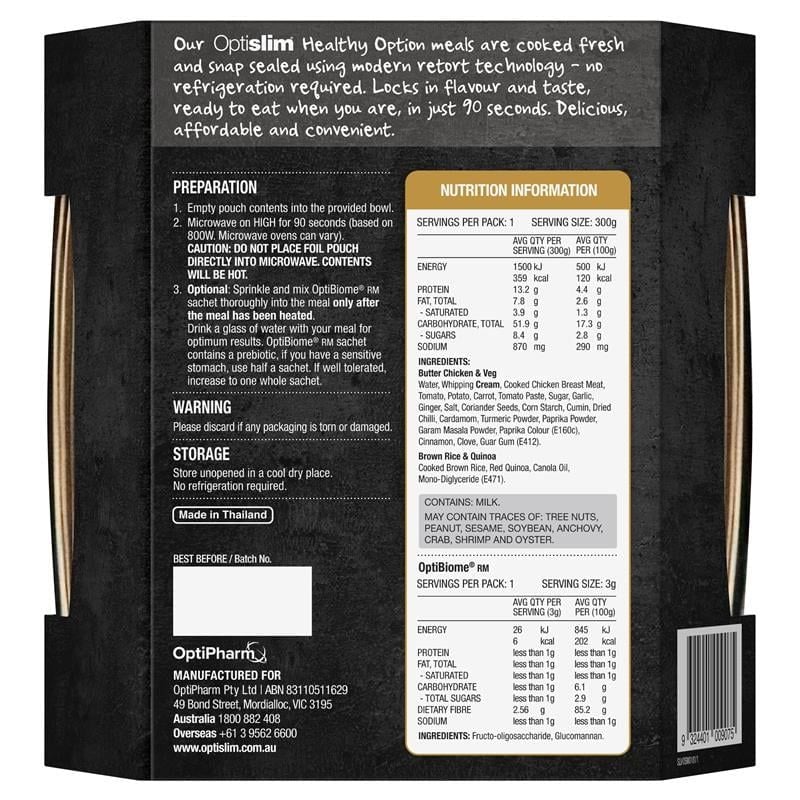 Bữa ăn Optislim Healthy Option Bơ Gà & Rau 300g