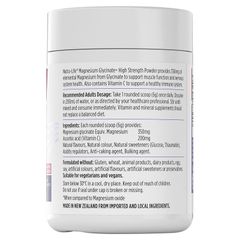 Bột Nutra-Life Magnesium Glycinate+ cường độ cao 180G