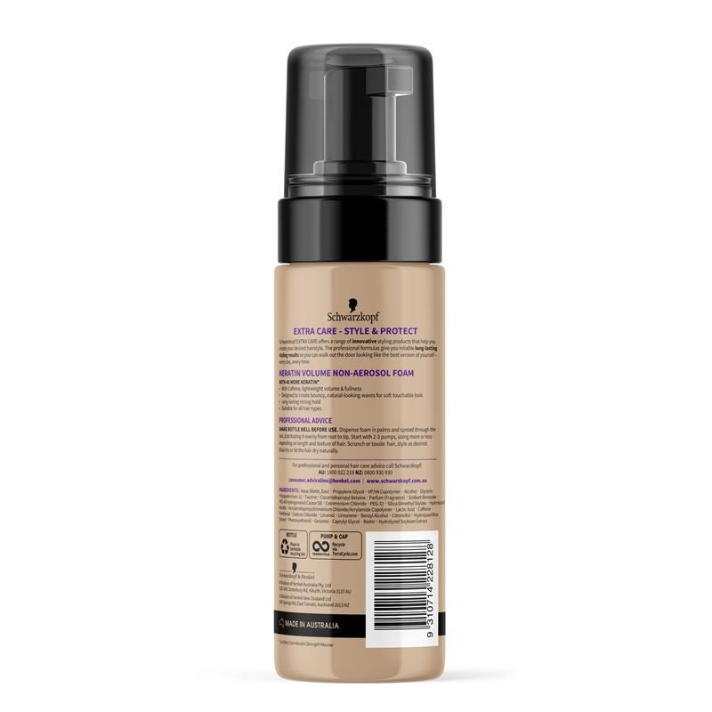 Schwarzkopf Extra Care Keratin Volume Foam 150ml