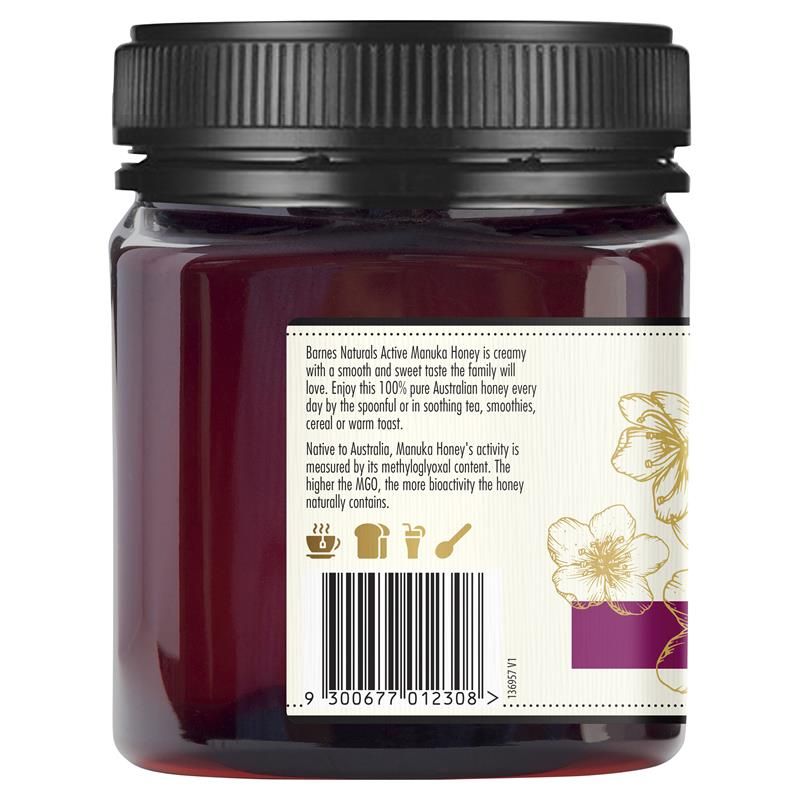 Mật ong Manuka Úc Barnes Naturals 1kg MGO 400+