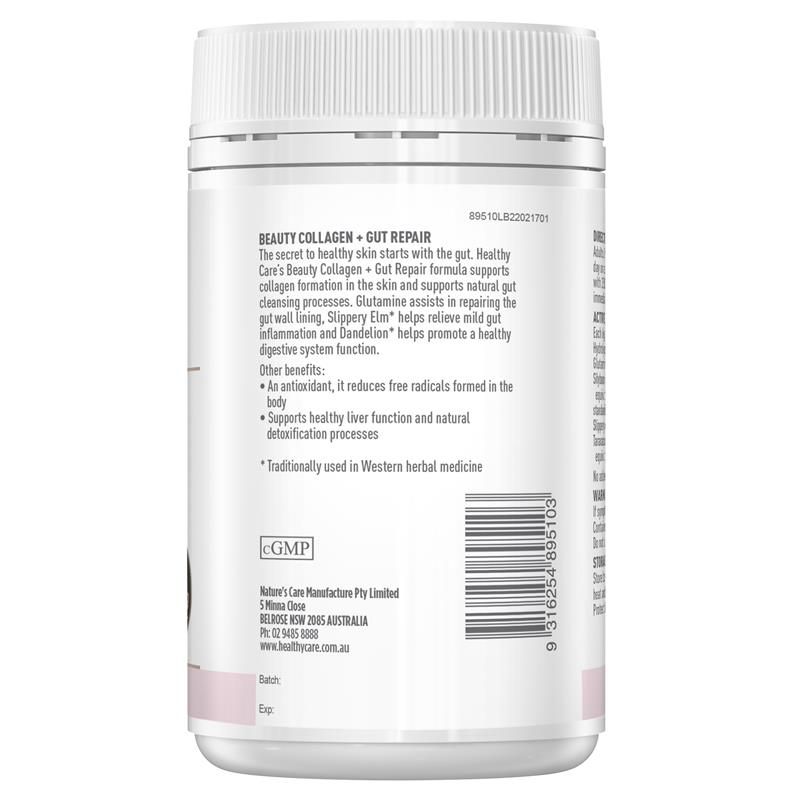 Healthy Care Beauty Collagen + Gut Repair 120g