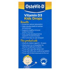 OsteVit-D Vitamin D3 dạng giọt cho trẻ em 15ml dạng lỏng