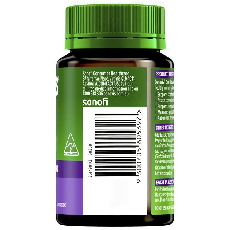 Cenovis Zinc Plus 25mg 150 Viên