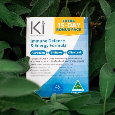 Công thức tăng cường miễn dịch và năng lượng Ki 60 viên