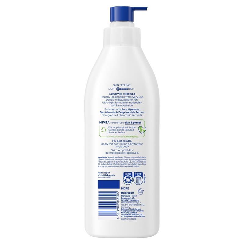 Sữa dưỡng thể NIVEA Express Hydration dưỡng ẩm 400ml