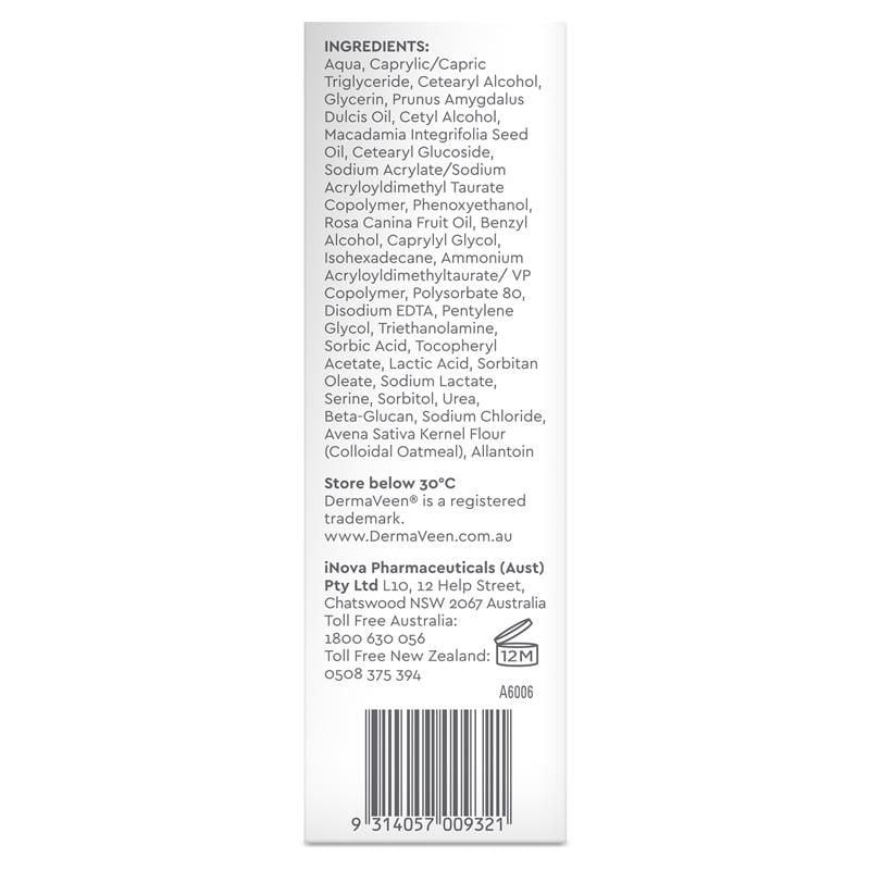Kem dưỡng ẩm DermaVeen Face Hydrating Moisturiser 75ml