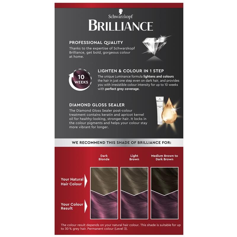 Schwarzkopf Brilliance L60 Ultra Violet Mới