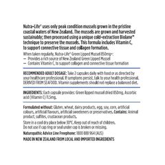 Nutra-Life Green Lipped Mussel 850mg 90 Viên Nang