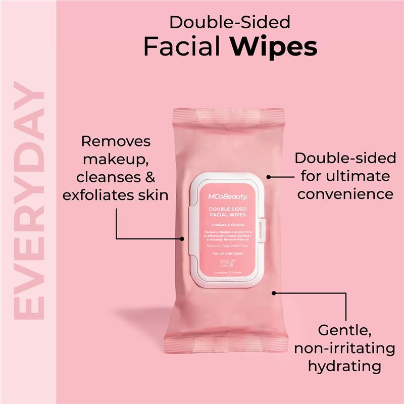 Khăn lau mặt hai mặt MCoBeauty