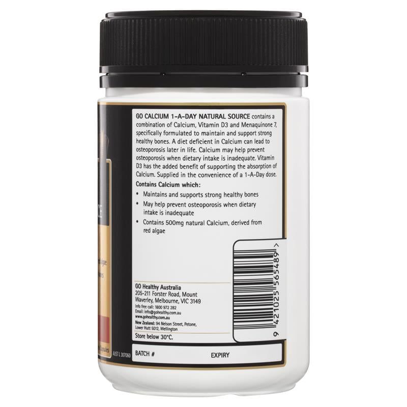 Viên uống bổ sung canxi GO Healthy Calcium 1 A Day 120 viên