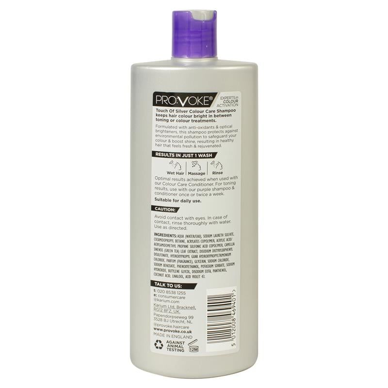 Dầu gội chăm sóc tóc nhuộm Provoke Touch Of Silver Color 400ml