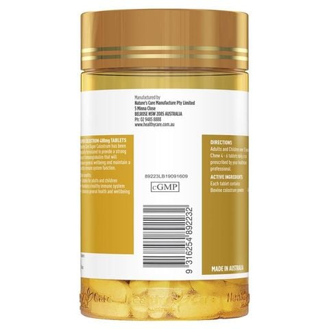 Healthy Care Super Sữa non 400mg 200 viên nhai