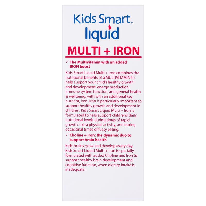 Nature's Way Kids Smart Liquid Multi + Iron 200ml
