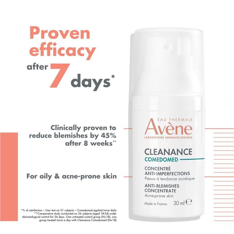 Avene Cleanance Comedomed Anti-Blemishes Concentrate 30ml - Kem dưỡng ẩm trị mụn
