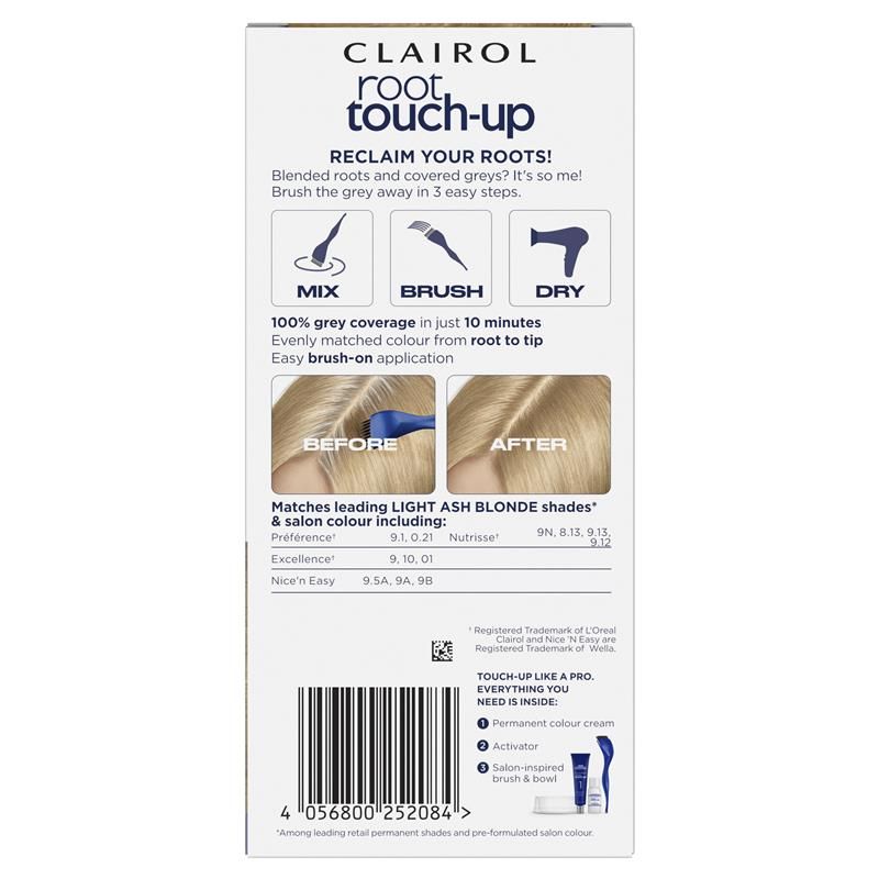 Thuốc nhuộm tóc vĩnh viễn Clairol Nice N Easy Root Touch Up 9A Ash Blonde