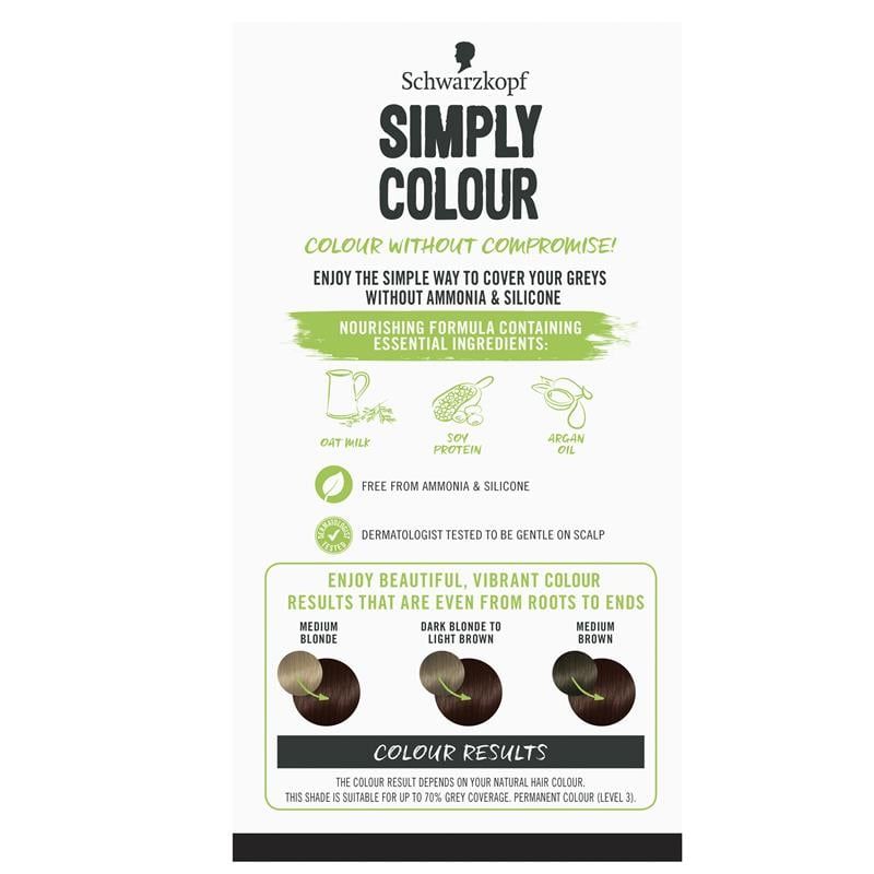 Schwarzkopf Simply Colour 6.68 Nâu hạt dẻ