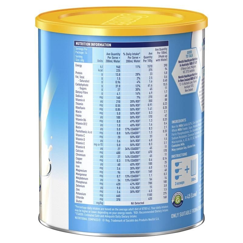 Sustagen Hospital Formula + Thực phẩm bổ sung dinh dưỡng Fibre hương vani 840g