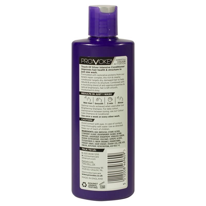 Dầu xả Provoke Touch Of Silver Intensive Treatment 200ml