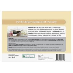 Optislim VLCD Meal Replacement Shake hương vani 21 gói x 43g