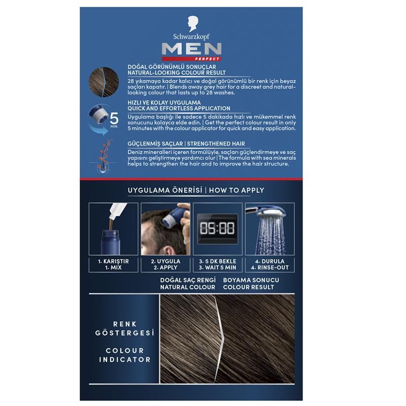 Men Perfect 60 Natural Medium Nâu