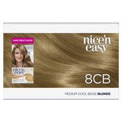 Thuốc nhuộm tóc vĩnh viễn Clairol Nice N Easy 8CB Natural Medium Champagne Blonde