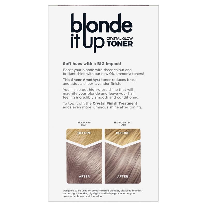 Nước hoa hồng bán vĩnh viễn Clairol Blonde It Up Crystal Glow Sheer Amethyst