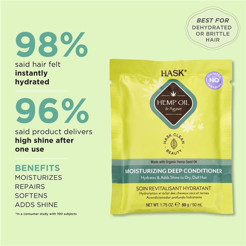 Dầu dưỡng ẩm sâu Hask Hemp Oil Gói 50g Chỉ bán trực tuyến