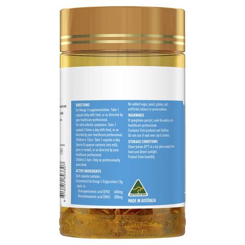 Dầu cá Healthy Care Triple Strength 150 viên nang