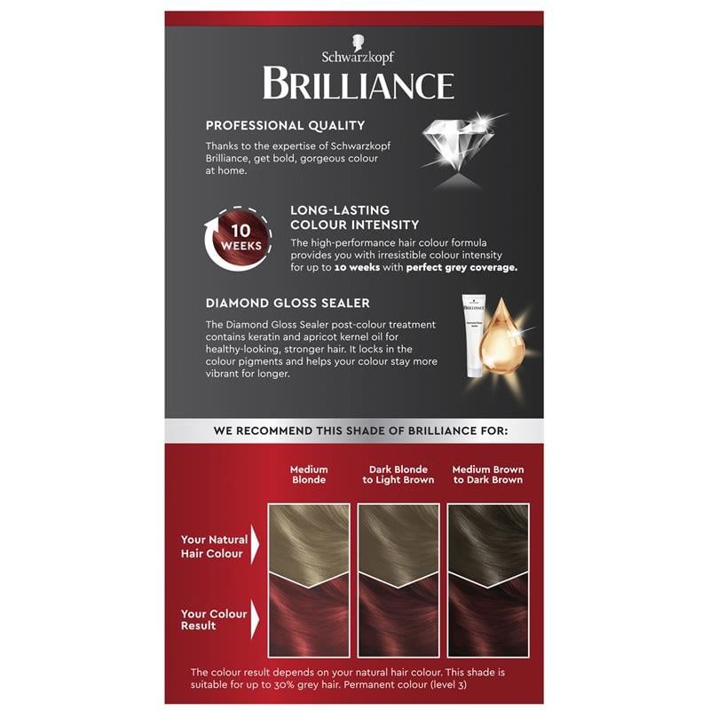 Schwarzkopf Brilliance 42 Cashmere Đỏ