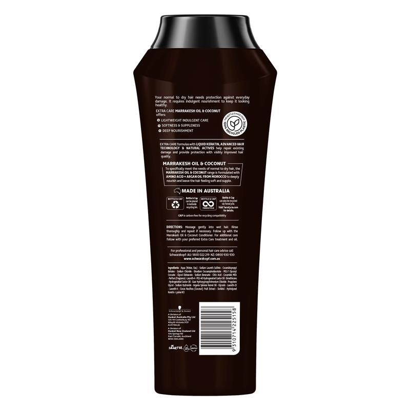 Dầu gội Schwarzkopf Extra Care Marrakesh Oil & Coconut Replenishing 400ml