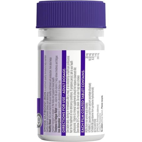 Swisse Ultiboost Sắt 30 Viên