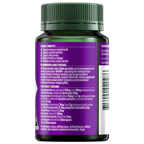 Nature's Own Mind Memory & Energy 50 Viên